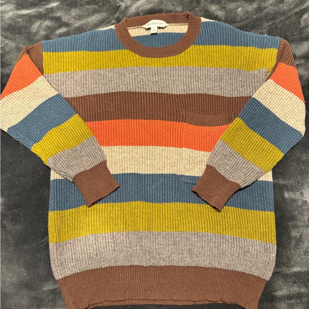 Davi and Dani Colorful Striped Sweater for Women